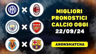 I migliori pronostici e consigli per le scommesse sul calcio di oggi Inter  Milan [upl. by Firestone]