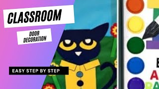 7 Easy Step By Step Classroom Door Decorations Ideas [upl. by Salocin]