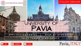 Pavia University  How to Apply  Pavia Italy  2024 Intake  StepbyStep Guide studyabroad italy [upl. by Dorolice]