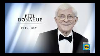 Phil Donahue Dies [upl. by Barbette]