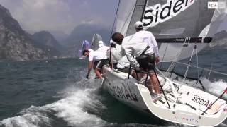 Audi Sailing Series Melges 32  Act 4 Torbole  Day 1 [upl. by Sanburn463]