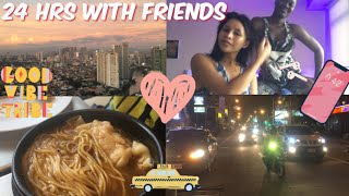 MAKATI NIGHT VLOG SPENDING 24 HOURS WITH MY FRIENDS  LIVING IN THE PHILIPPINES [upl. by Combes]