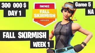 Fortnite Fall Skirmish Week 1 Day 1 Game 5 NA Highlights Group 2  Hold The Thrones [upl. by Nine]