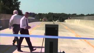 Route 364 Page Phase 3 Gutermuth Road Bridge Ribbon Cutting  St Charles County MO [upl. by Ignatz600]