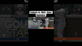 Yankees vs Mets Game Highlights yankees mets mlb shortsviral baseball [upl. by Naujd]