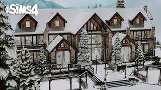 Frost Point Ski Resort  Rental  ♥ The Sims 4 Speed Build  CC [upl. by Grimbal828]