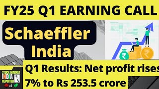 Schaeffler India Q1 FY25 Earnings Conference Call  Comprehensive Analysis amp Highlights schaeffler [upl. by Atilal]