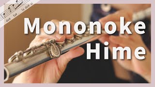 Mononoke Hime from Princess Mononoke Flute Tutorial [upl. by Madalena3]