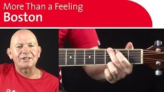 More Than A Feeling  Simple 4 Chord Strumming Pattern [upl. by Anemix]