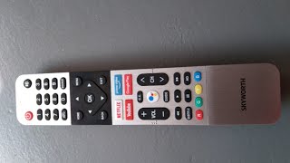 how to fix skyworth remote control [upl. by Ahsuoj]