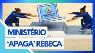 MINISTÉRIO DAS COMUNICAÇÕES APAGA REBECA ANDRADE DO PÓDIO [upl. by Kong]