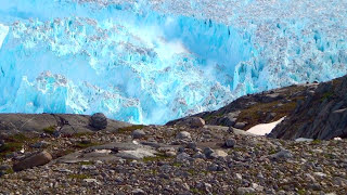 Helheim Glacier massive calving East Greenland [upl. by Idok]