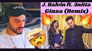 J Balvin  Ginza ft Anitta Remix  REACTION VIDEO [upl. by Dyob]