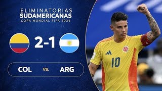 Argentina vs Colombia 12  All Goals amp Highlights  2024 [upl. by Helge882]