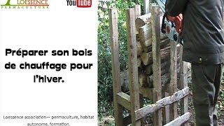 Comment préparer son bois de chauffage pour l’hiver [upl. by Ayekahs]