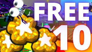 10 FREE STAR TREATS FREE  Roblox Bee Swarm Simulator [upl. by Aveer]