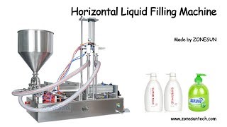 How to use 5000ml Double Diving Nozzles Paste Filling Machine [upl. by Schmidt]