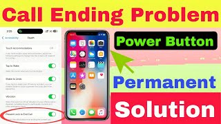 iphone power button ends call setting  iphone power button ends call setting off [upl. by Warford]