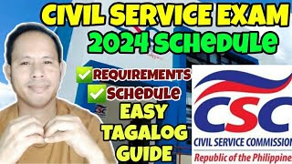 PAANO KUMUHAMAGAPPLY SA CIVIL SERVICE EXAM 2024 FIRST BACH 2024 [upl. by Ehcor]