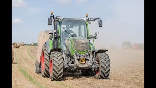 Retour à lété 2017 enroulage de lin  FENDT  VICON [upl. by Norahc]