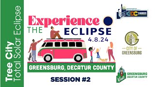 Info Session 2 Total Solar Eclipse  Greensburg Indiana [upl. by Nyberg]