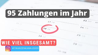 Wie viele Zahltage hat mein Dividendenkalender  Dividendenstrategie  Geld sparen amp investieren [upl. by Ottilie]