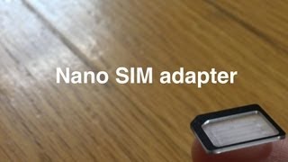 Nano SIM adapter [upl. by Nirb211]