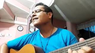 PALABRAS TRISTES  LOS YONICS  COVER   EDWIN MEDINA [upl. by Ecirrehs429]