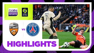 Lorient v PSG  Ligue 1 2324  Match Highlights [upl. by Imekawulo151]