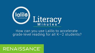 Using Lalilo to accelerate gradelevel reading for all students [upl. by Ylram142]