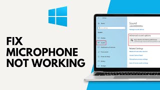 How to Fix Microphone not Working on Windows [upl. by Kinsler]