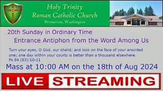 20th Sunday in Ordinary Time [upl. by Edmanda]