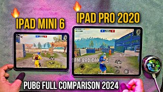 iPad Mini 6 Vs iPad Pro 2020 PUBG Full Comparison in 2024  Electro sam [upl. by Airtal]