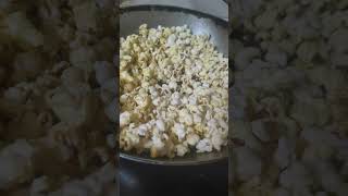 Easy Making the Popcorn Home telugu popcorn homemade batchelor snacks [upl. by Nivat]