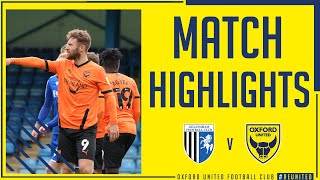 Gillingham v Oxford United highlights [upl. by Odlanra]