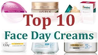 Top 10 Face Day Creams​ [upl. by Izmar930]