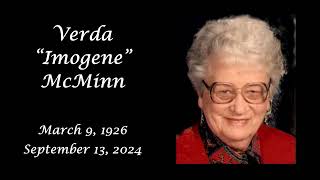 Verda quotImogenequot McMinn  September 19 2024 [upl. by Venuti]