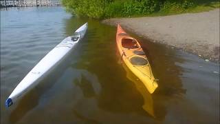 Kayak vs Surfski Epic V12 and Necky Chatham 17 comparison [upl. by Olette525]