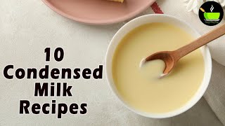 Indian Condensed Milk Milkmaid Recipes  10 Best Desserts with Sweetened Condensed Milk Recipes [upl. by Annaor]