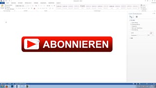 Buttons und Logos in Microsoft Word erstellen HD Beispiel Abonnieren Button von YouTube [upl. by Amilah412]