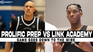 Link Academy vs Prolific Prep was a Movie A Battle of Top10 Teams [upl. by Ahsimaj]