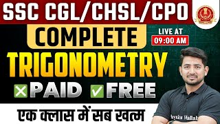 Complete Trigonometry In One Shot  Trigonometry For SSC CGL CHSL CPO 2024  Maths By Ravinder Sir [upl. by Mirabel545]