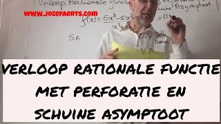 330 Rationale functie met Perforatie en Schuine Asymptoot [upl. by Haveman]