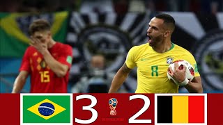 VIRADA ÉPICA  Brasil 3 x 2 Bélgica  Melhores Momentos  Copa do Mundo 2018  Parodia [upl. by Tnek752]