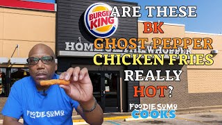 Burger King Ghost Pepper Chicken Fries and Impossible Whopper Review [upl. by Neiluj]