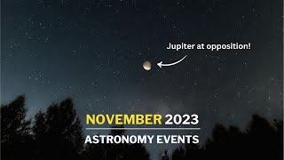 Dont Miss These 7 Astronomical Events in November 2023  Jupiter opposition  Meteor Showers [upl. by Aniad308]