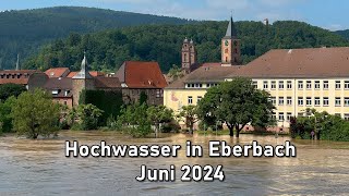 Hochwasser in Eberbach Juni 2024 [upl. by Dlanod]