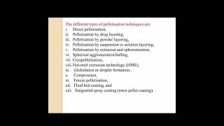 Pelletization process By Ms Deepika [upl. by Anilegnave]