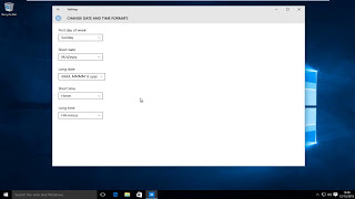 Windows 10 How To Change Between Time Formats 12Hour And 24Hour [upl. by Trevethick]