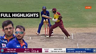 India vs West Indies 5th T20 Match Full Highlights 2022 •IND vs WI HighlightsToday Match Highlights [upl. by Camellia962]